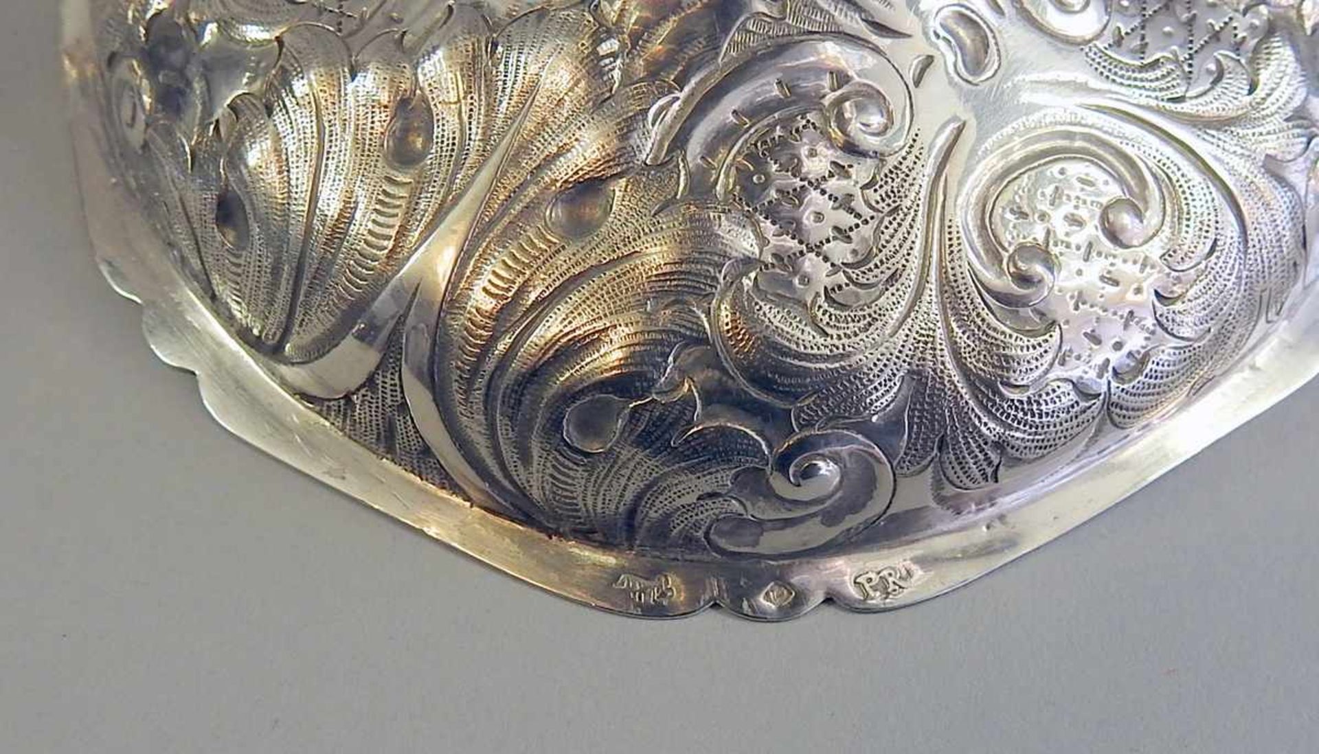 Deckelpokal, Peter Rohde, geboren Danzig 1670 - 1675 Silber, punziert am Bodenrand und am - Bild 3 aus 3