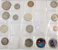 Konvolut Münzen Gedenk- und Erinnerungsmünzen unterschiedlicher Nationen.