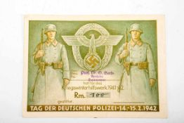 2. WK Urkunde, Tag der Deutschen Polizei