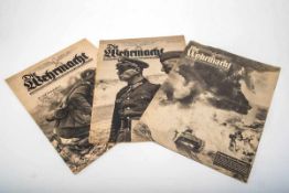 Konvolut 3 Zeitungen "Die Wehrmacht"