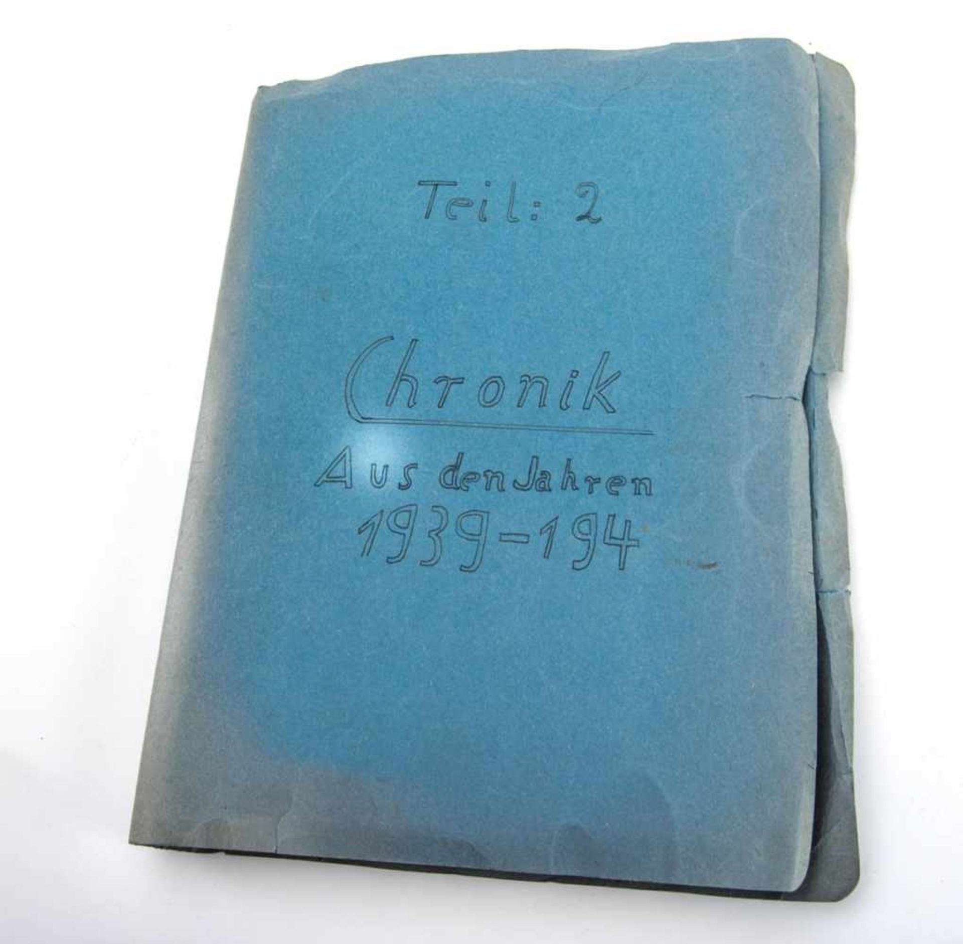 Chronik von 1939 - 1943 Handschriftliche tägliche Dokumentation der Zeitgeschichte mit - Bild 4 aus 6