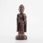 Kultfigur, Tibet 19.Jh. Hartholz,geschnitzt. H.: 29 cm.