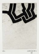 Eduardo Chillida 1924 San Sebastian Luze Radierung auf Papier, 1972; H 190 mm, B 140 mm; signiert u.