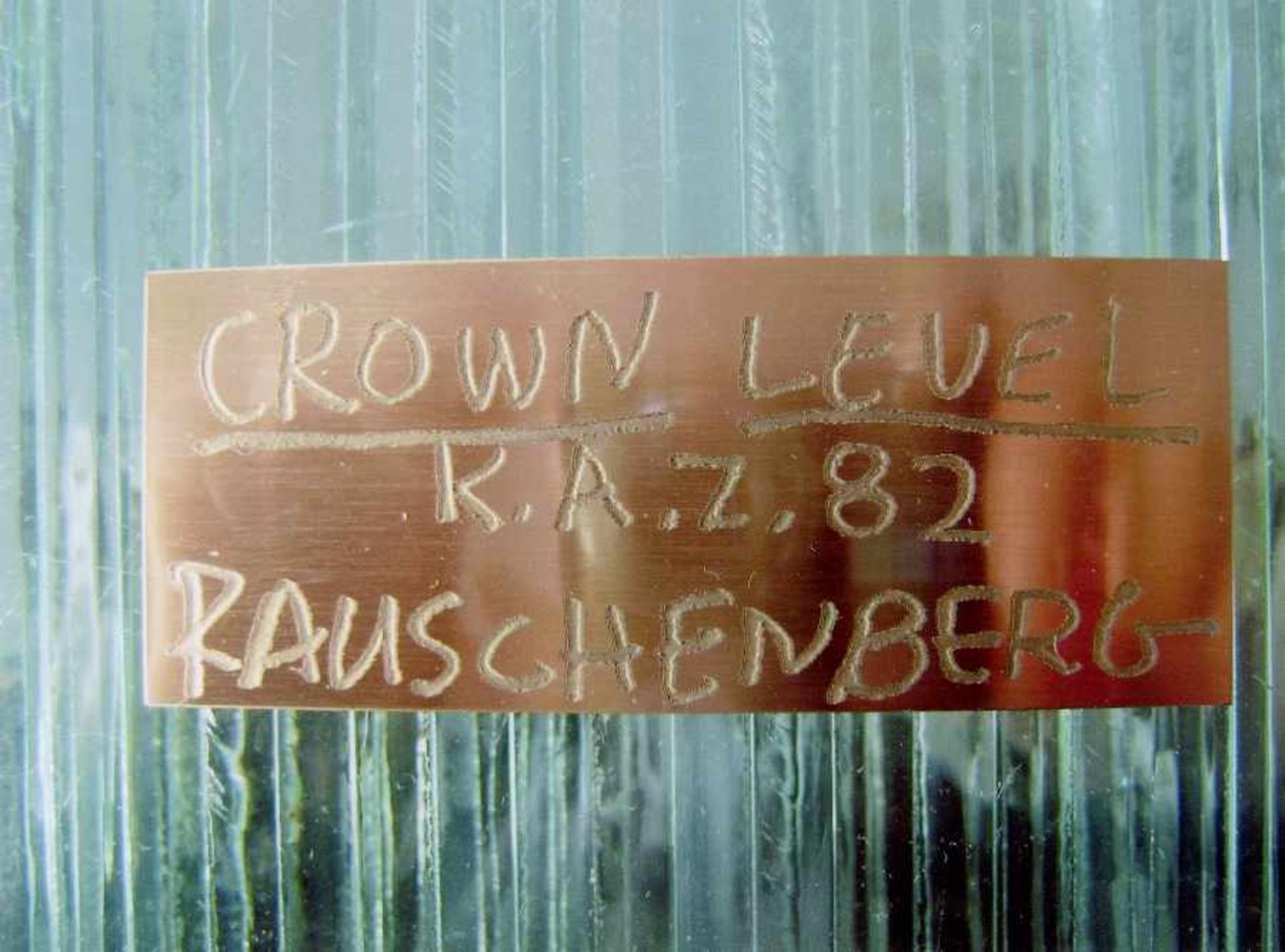 Robert Rauschenberg 1925 Port Arthur - 2008 Captiva Island Crown Level (Kabal American Zephyr) - Bild 2 aus 2