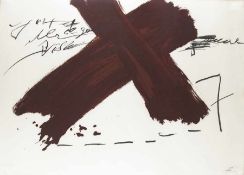 Antoni Tapies 1923 Barcelona - 2012 Gilt als der wichtigste spanische Maler und Grafiker des