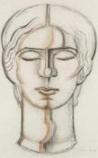 Arnold Auerbach 1898 - 1978 Woman in Meditation Tusche, Rötel und Bleistift auf Papier; H 305 mm,