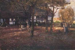 Heinrich Hermanns Düsseldorf 1862 - 1942 Maler und Lithograf in Düsseldorf; Schüler der Düsseldorfer