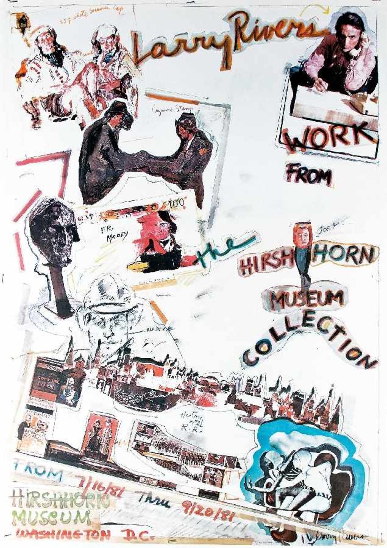 Larry Rivers 1923 New York - 2002 Southampton, Long Island Work from the Hirschhorn Museum
