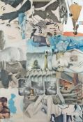 Jiri Kolar 1914 Pöchlarn - 2002 Prag Intarsie Collage von gerissenen und geschnittenen Offsetdrucken