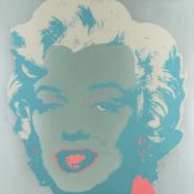 Nach Andy Warhol 1928 - 1987 Marilyn Farbsiebdruck der Edition Sunday B. Morning auf starkem Papier;