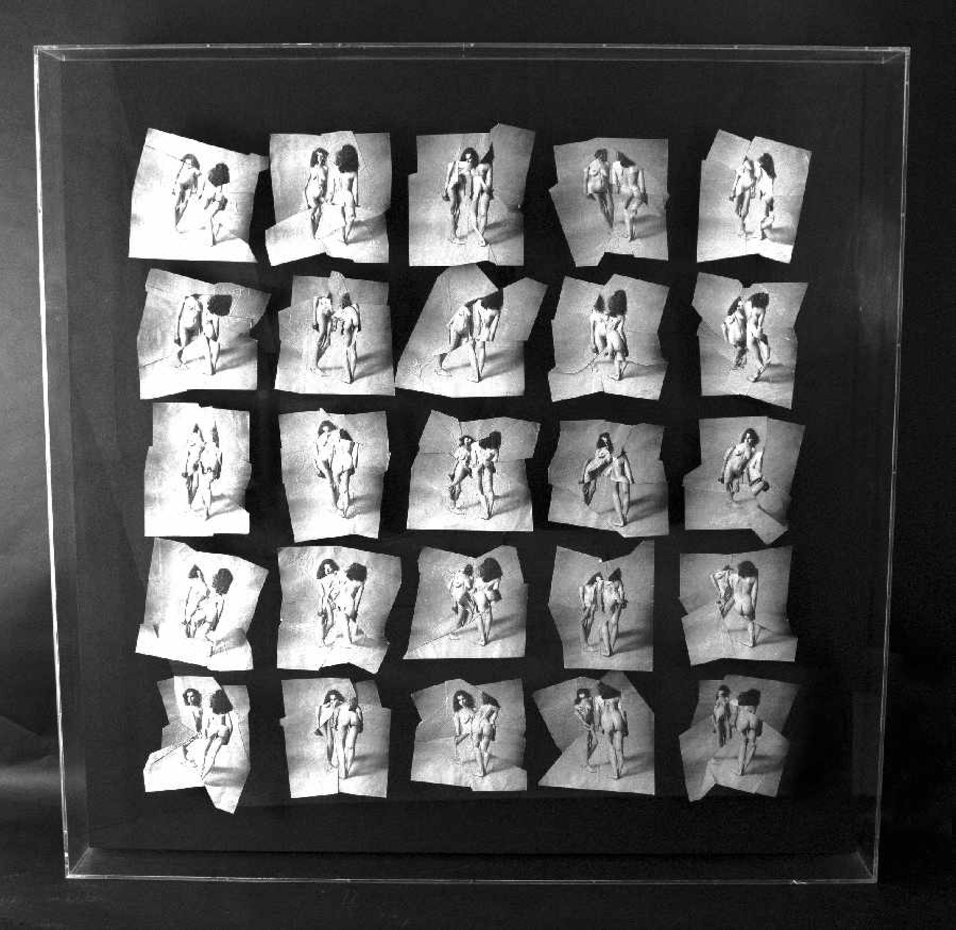 Jiri Kolar 1914 Pöchlarn - 2002 Prag Ohne Titel (Akte) Collagen von gefalteten und geknickten