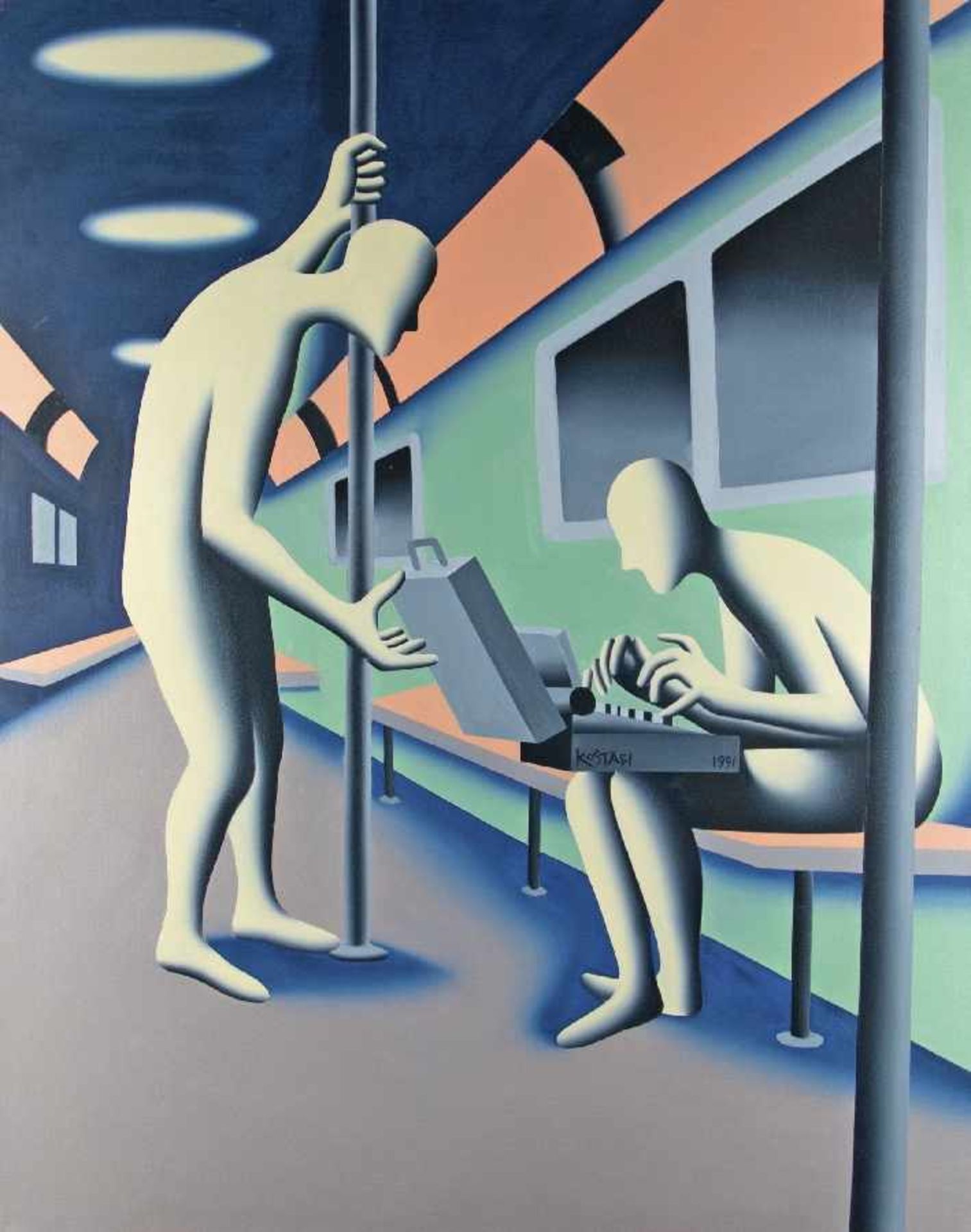 Mark Kostabi 1960 Los Angeles Studium an der California State University Fullerton; 1992