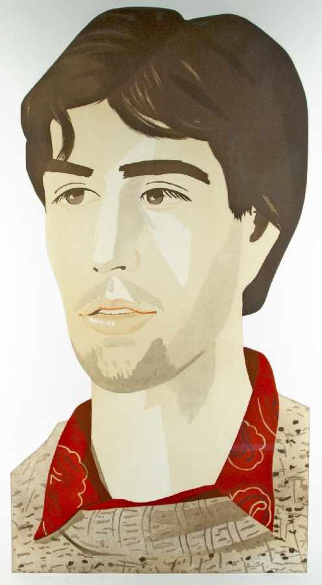 Alex Katz 1927 Large Head of Vincent Siebdruck auf Papier; H 1380 mm, B 725 mm; signiert und