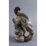 Phallus - Skulptur, Marmor / Stein, geschnitzt, H 19 cm 20.17 % buyer's premium on the hammer