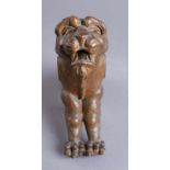 Figurenfragment, Löwe, Holz geschnitzt, Fragment eines Löwen, rest.-bed., H 26 cm 20.17 % buyer's