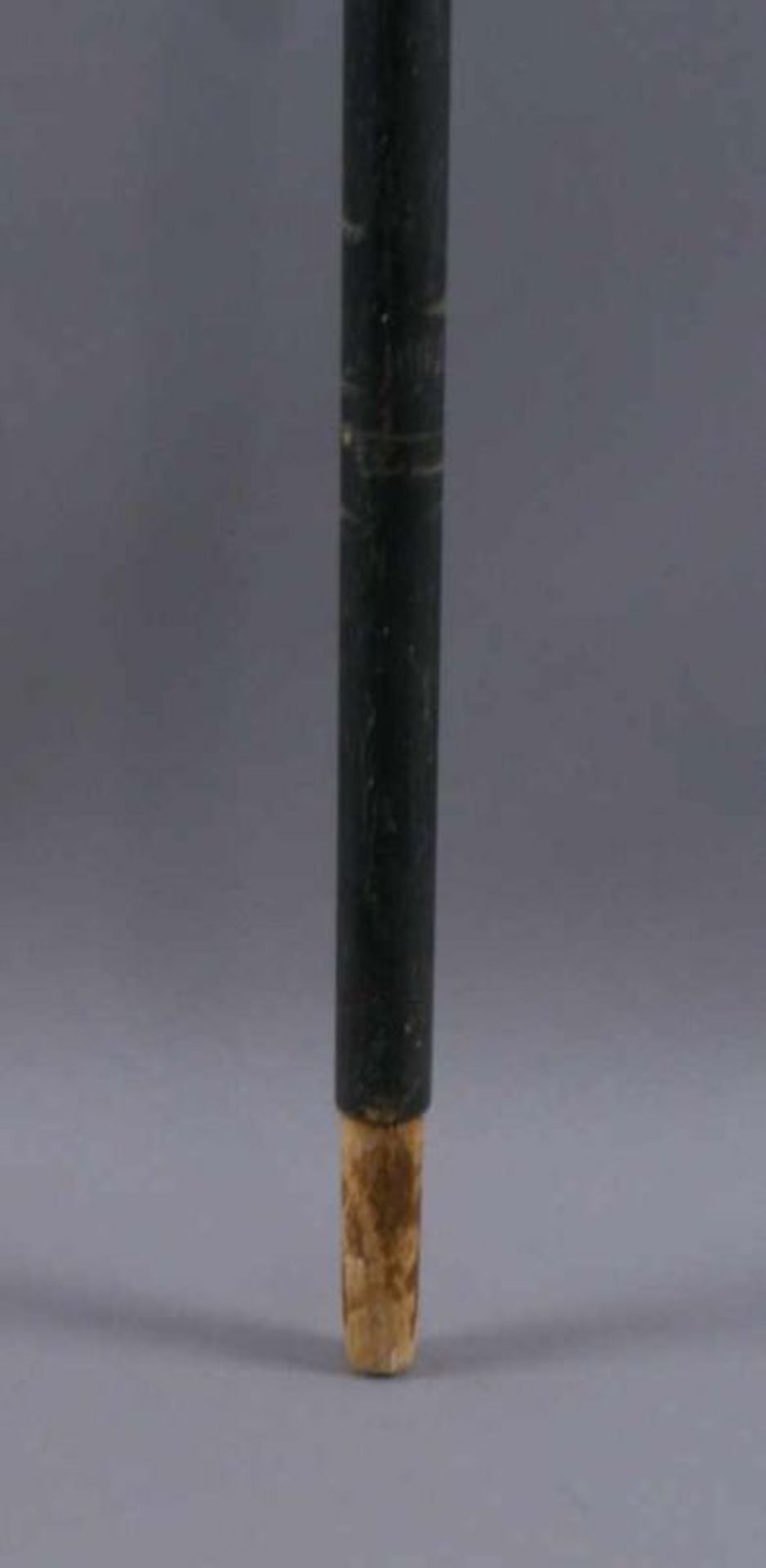 Helebarde / Nachtwächter, Eisenklinge mit einer Spitze und zwei Sicheln, auf Holzstiel, H ca. 189 cm - Bild 2 aus 4
