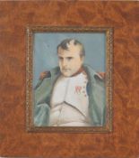 Unbekannt (Französischer? Maler, 1. H. 20. Jh.) Öl/Elfenbein. Miniaturbild. Porträt von Napoleon