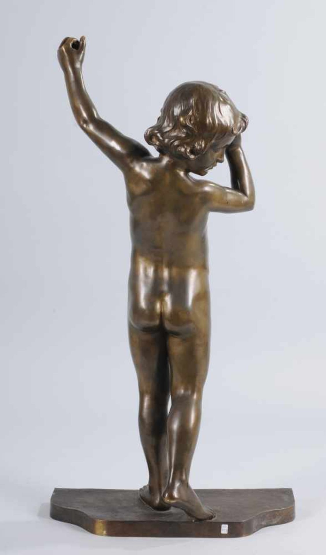 Virieux, Francois Louis (Französischer Bildhauer, um 1900) Bronze, patiniert. Auf rücks. - Bild 3 aus 5