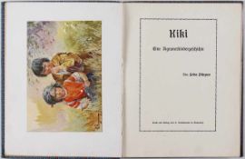 "Kiki. Eine Zigeunerkindergeschichte" Von Frida Plinzner. Ersch. im C. Bertelsmann Verlag,