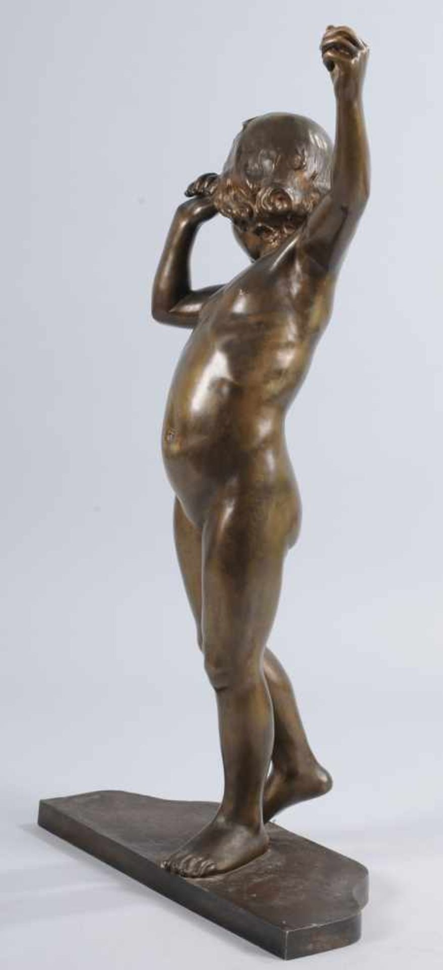 Virieux, Francois Louis (Französischer Bildhauer, um 1900) Bronze, patiniert. Auf rücks. - Bild 5 aus 5