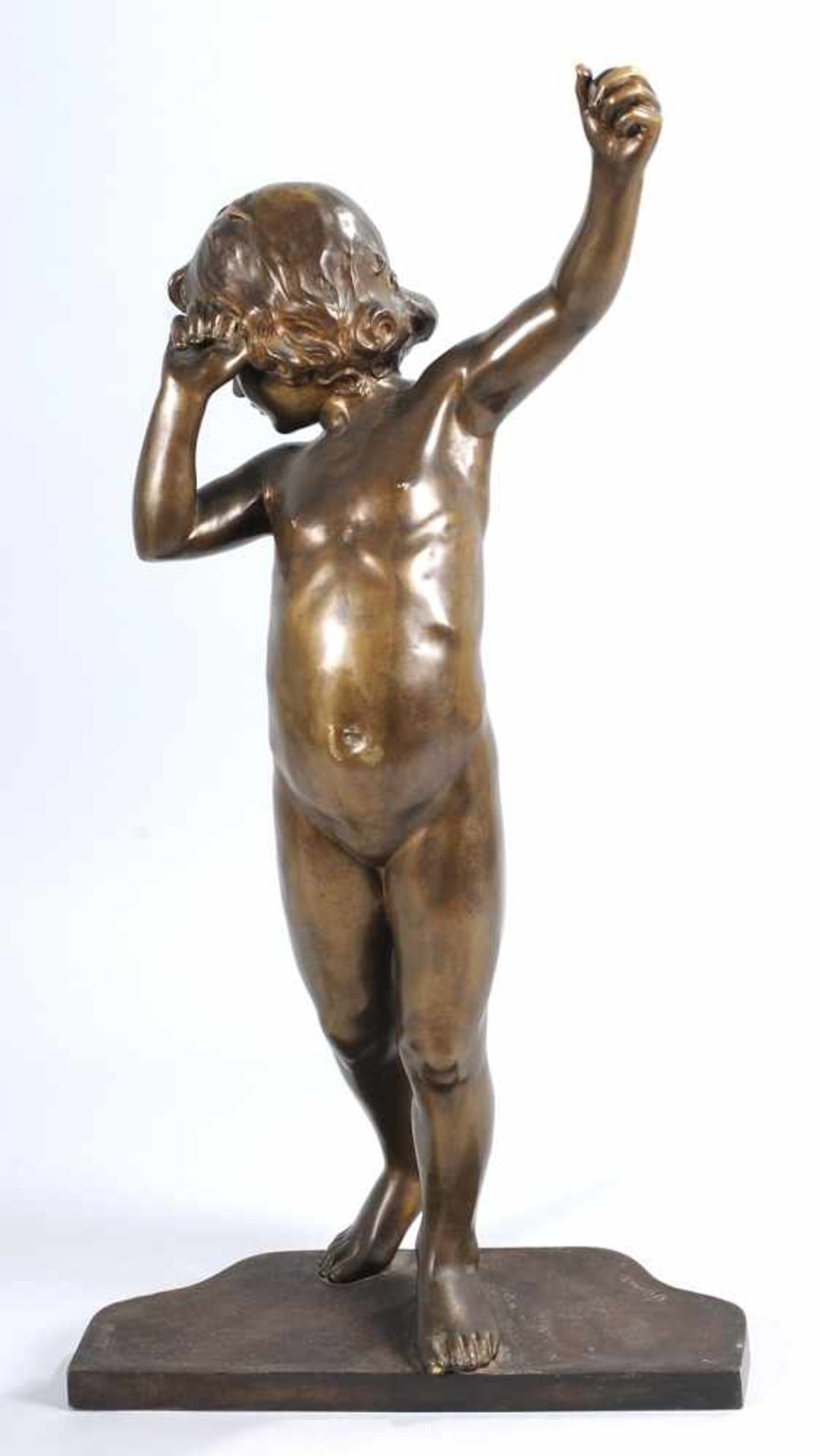 Virieux, Francois Louis (Französischer Bildhauer, um 1900) Bronze, patiniert. Auf rücks.