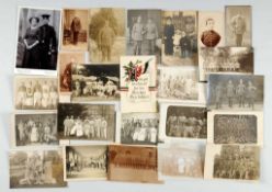 Konvolut Postkarten und Fotografien aus dem 1. Weltkrieg 41 St. U. a. Feldpostkarten,