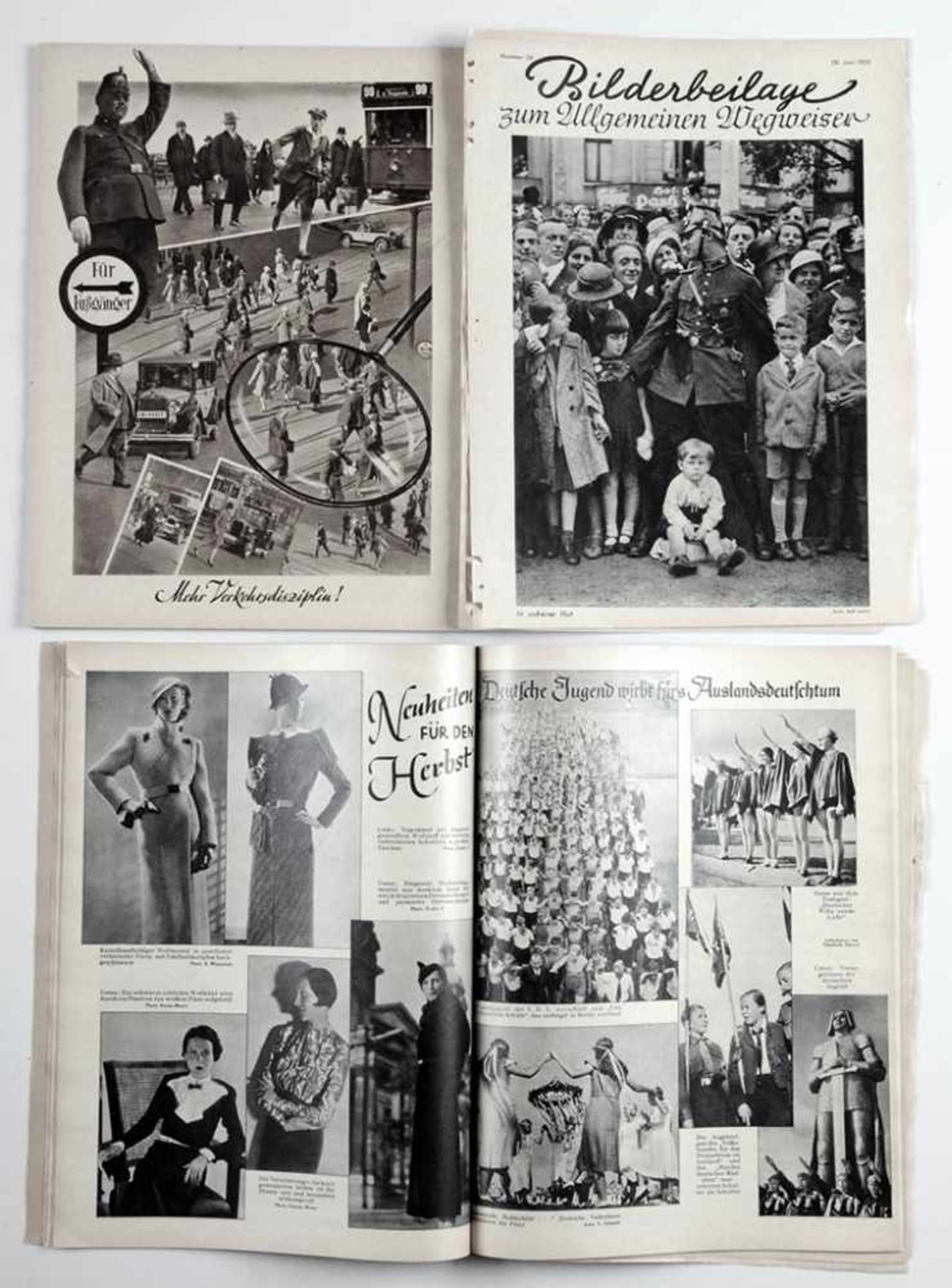 "Bilderbeilage zum Allgemeinen Wegweiser" 1933 Nr. 1-26/ Nr. 27-52 aus dem Jahr 1933 (kompletter