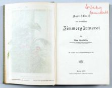 "Handbuch der praktischen Zimmergärtnerei" von Max Hesdörffer. Mit 16 Tafeln u. 328