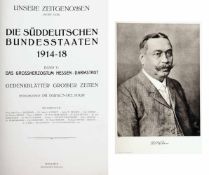 "Das Grossherzogtum Hessen" Bd. 5 der Reihe "Die Süddeutschen Bundesstaaten 1914-18." Aus der