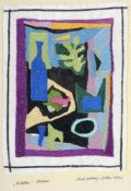 Helbing-Erben, Carola (geb. 1952 in Ostrau/Halle, tätig in Bremen) Polychrome Stickerei, auf