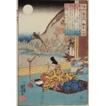 Utagawa Kuniyoshi (1797-1861) Eleven ôban from the series Hyakunin isshu no uchi. 100 poets with