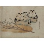 Various 19th century artists Seven surimono and other small prints. Various artists, various