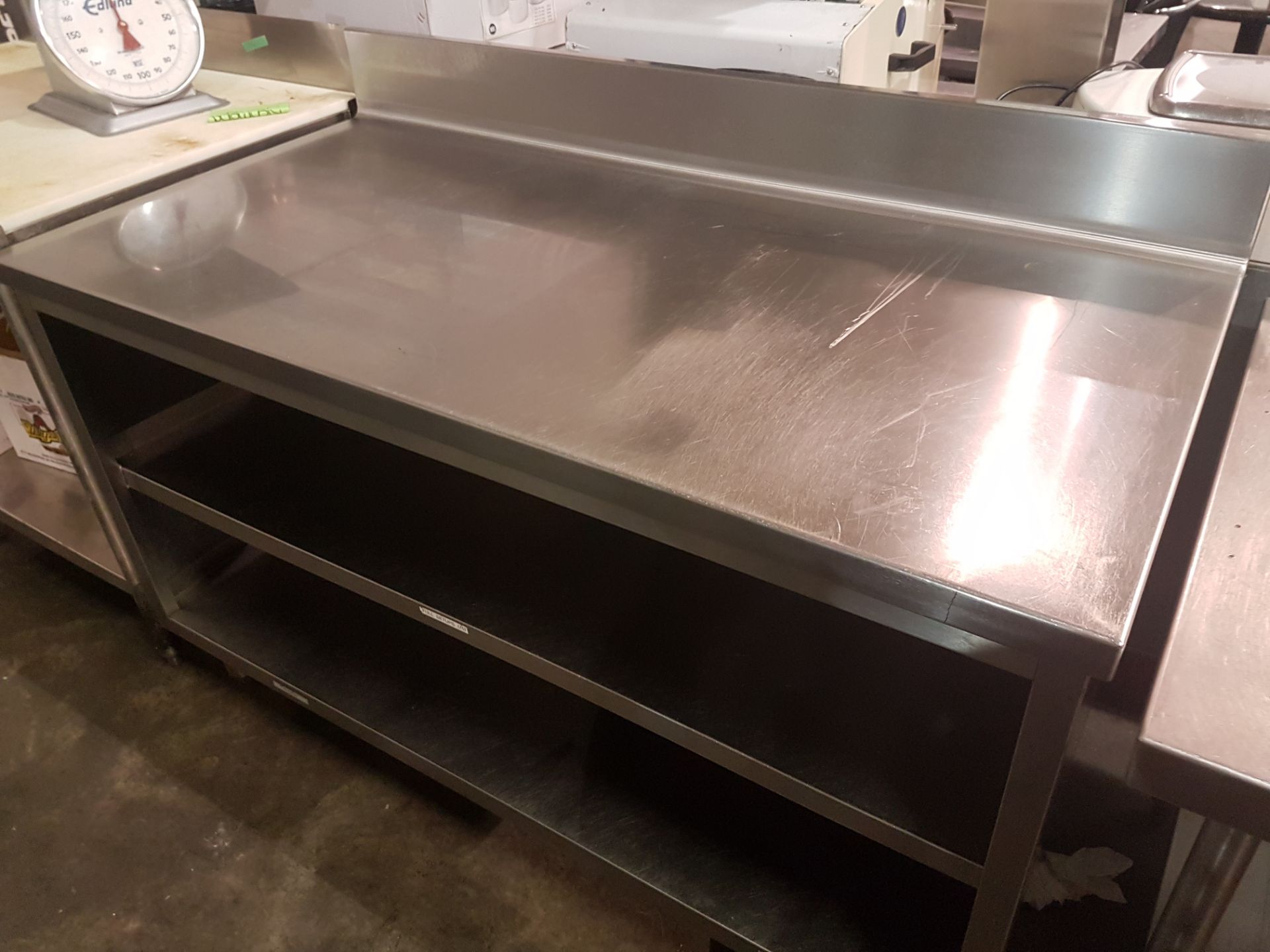 Stainless Cabinet 30" x 60" with Storage