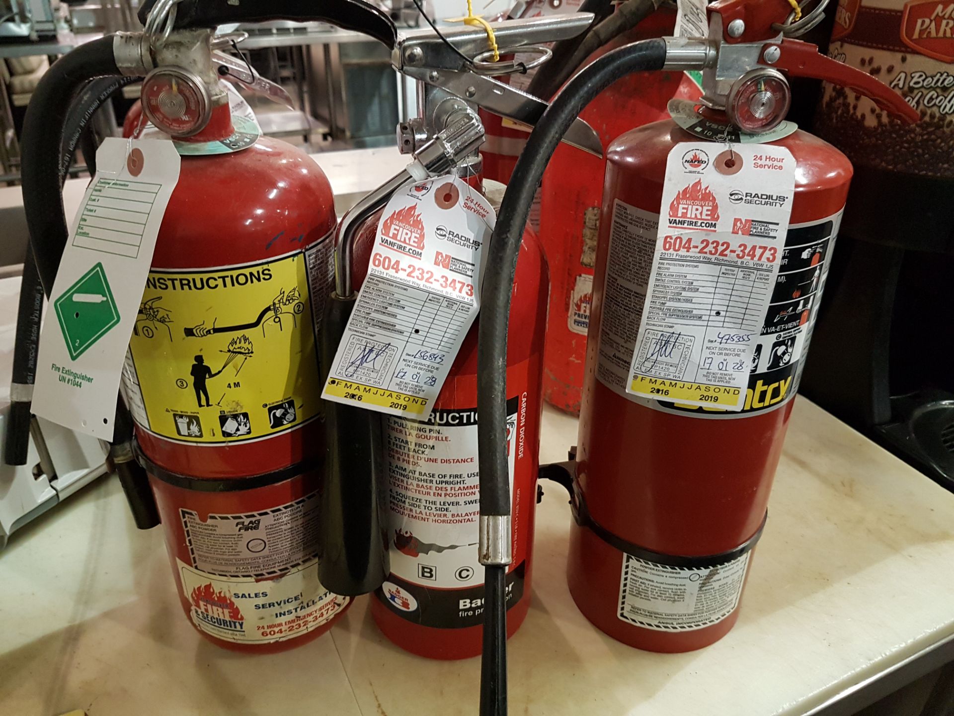Fire Extinguishers - ABC - Lot of 3