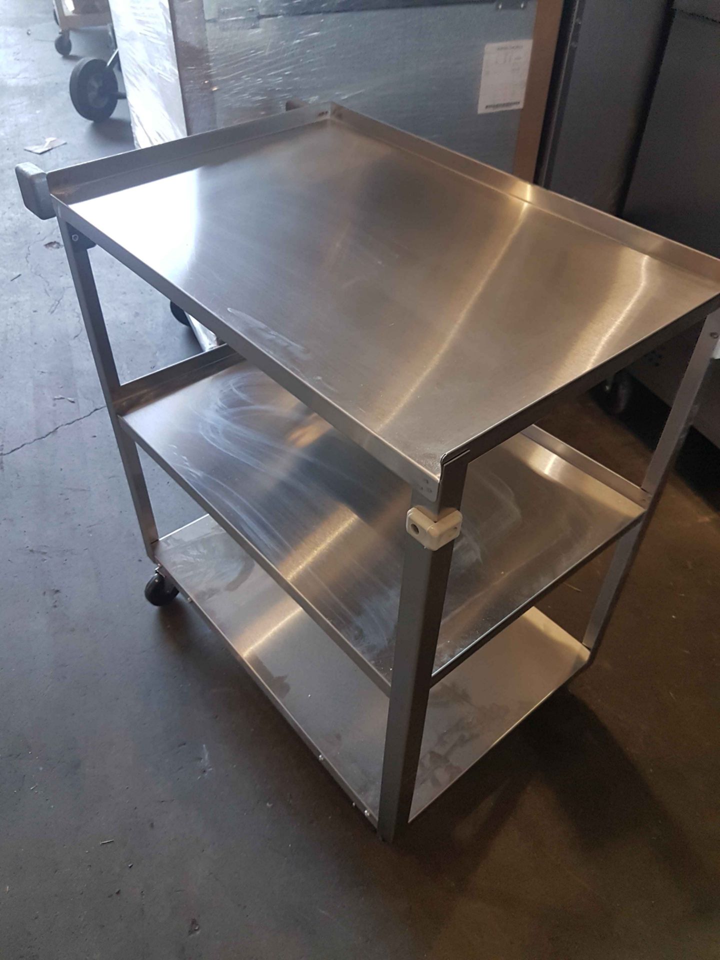 18" x 27" Stainless 3 Tier Trolley - Image 2 of 2