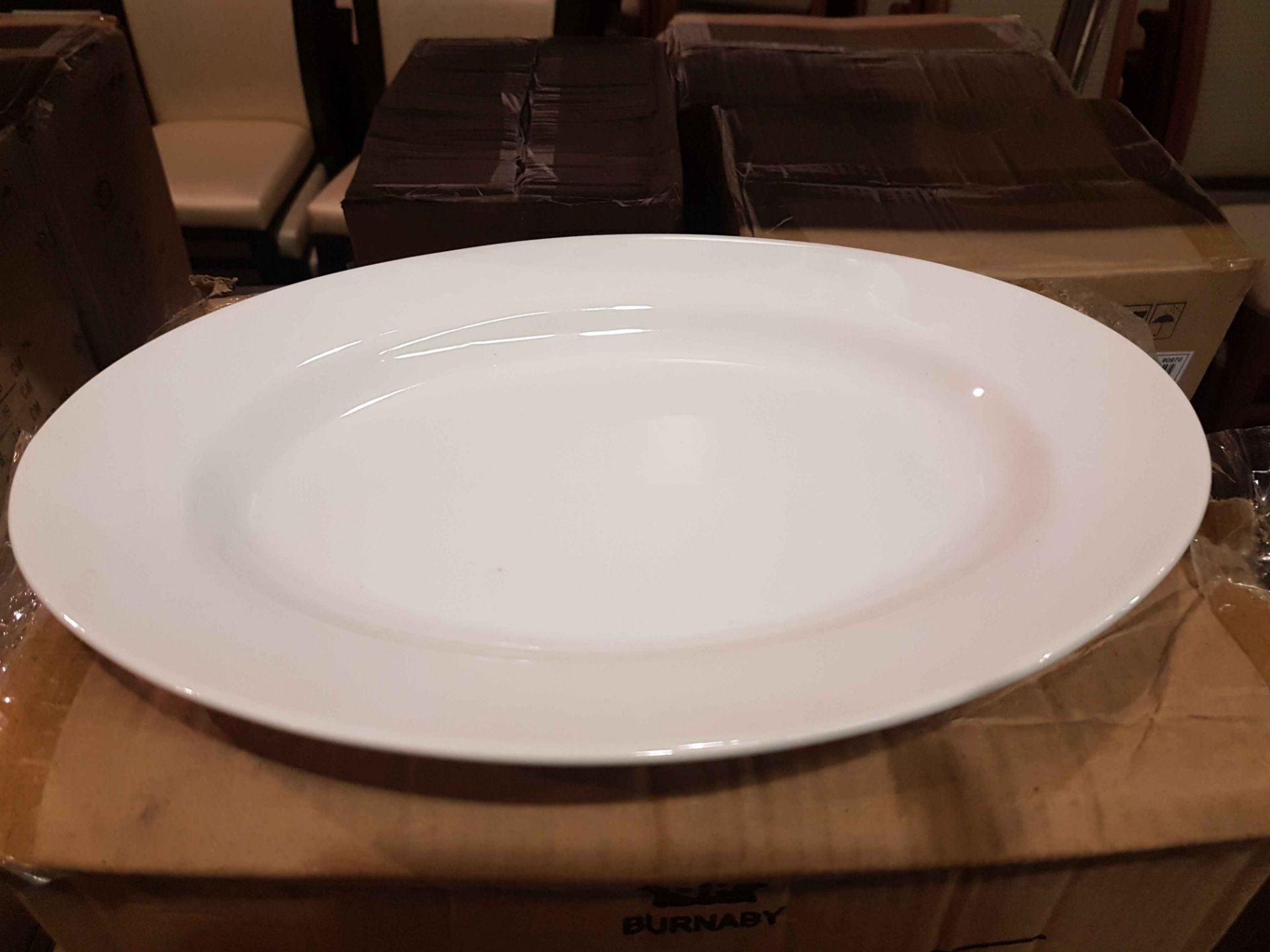 13" Oval Platters - Lot of 36