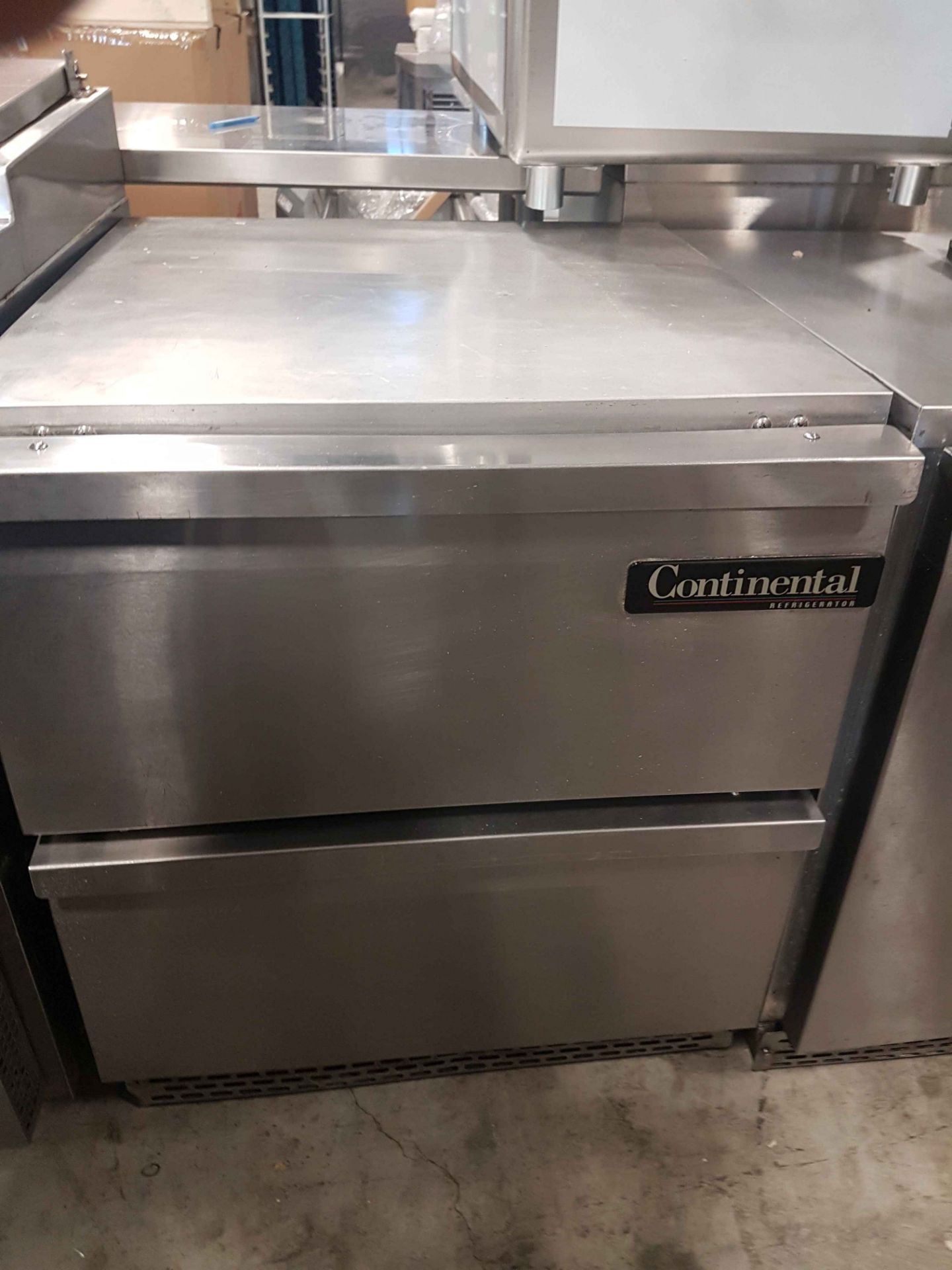 Continental 27" Under Counter Cooler with 2 Drawers - Model UC27