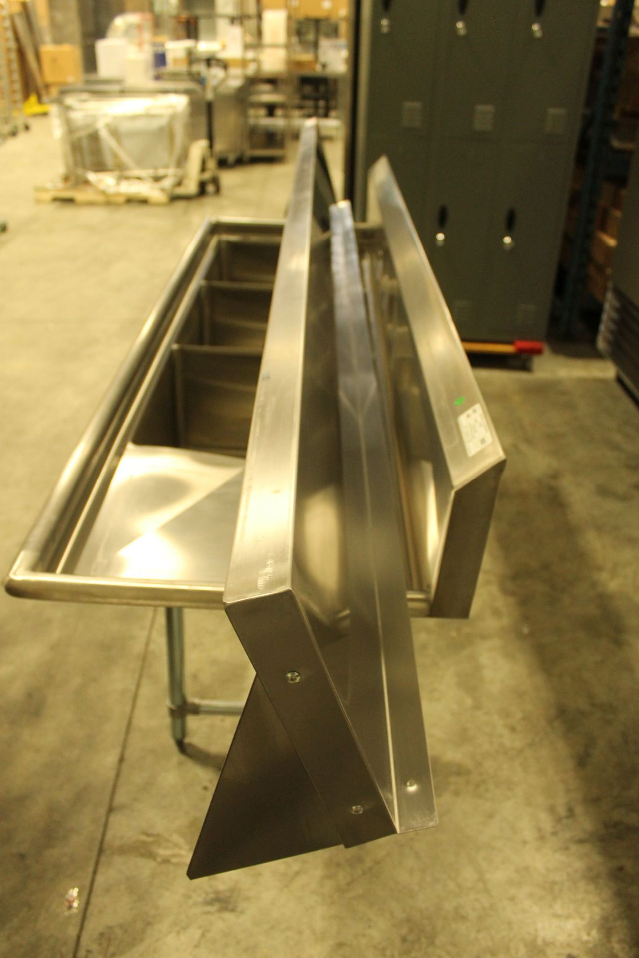 12" x 96" Stainless Steel Wall Shelf - Image 2 of 2