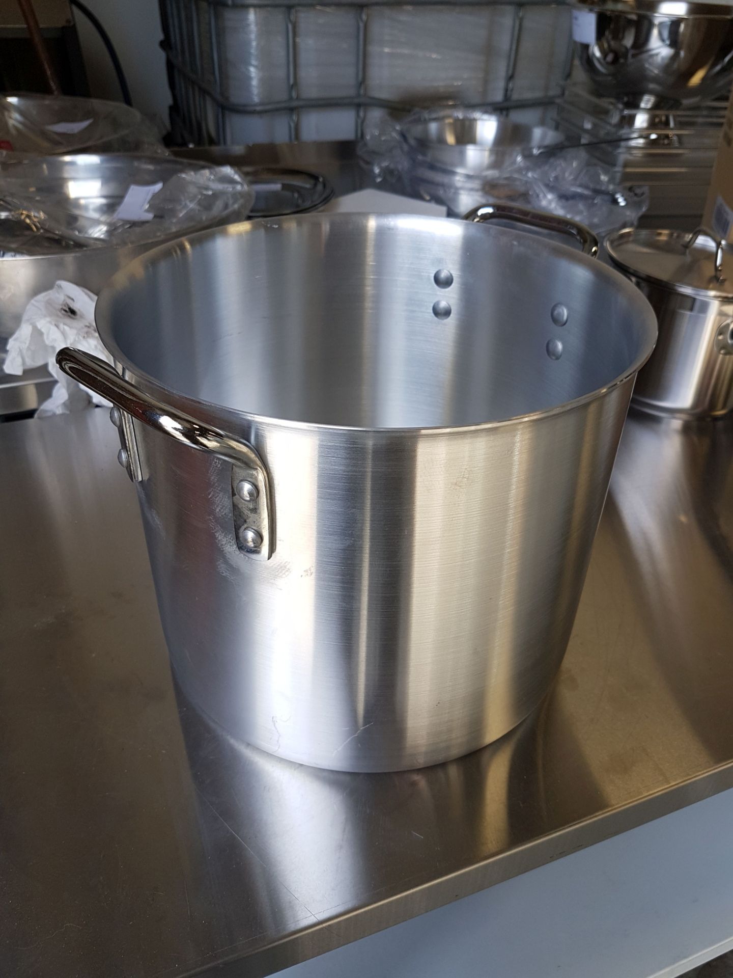 20 QT Aluminum Stock Pot