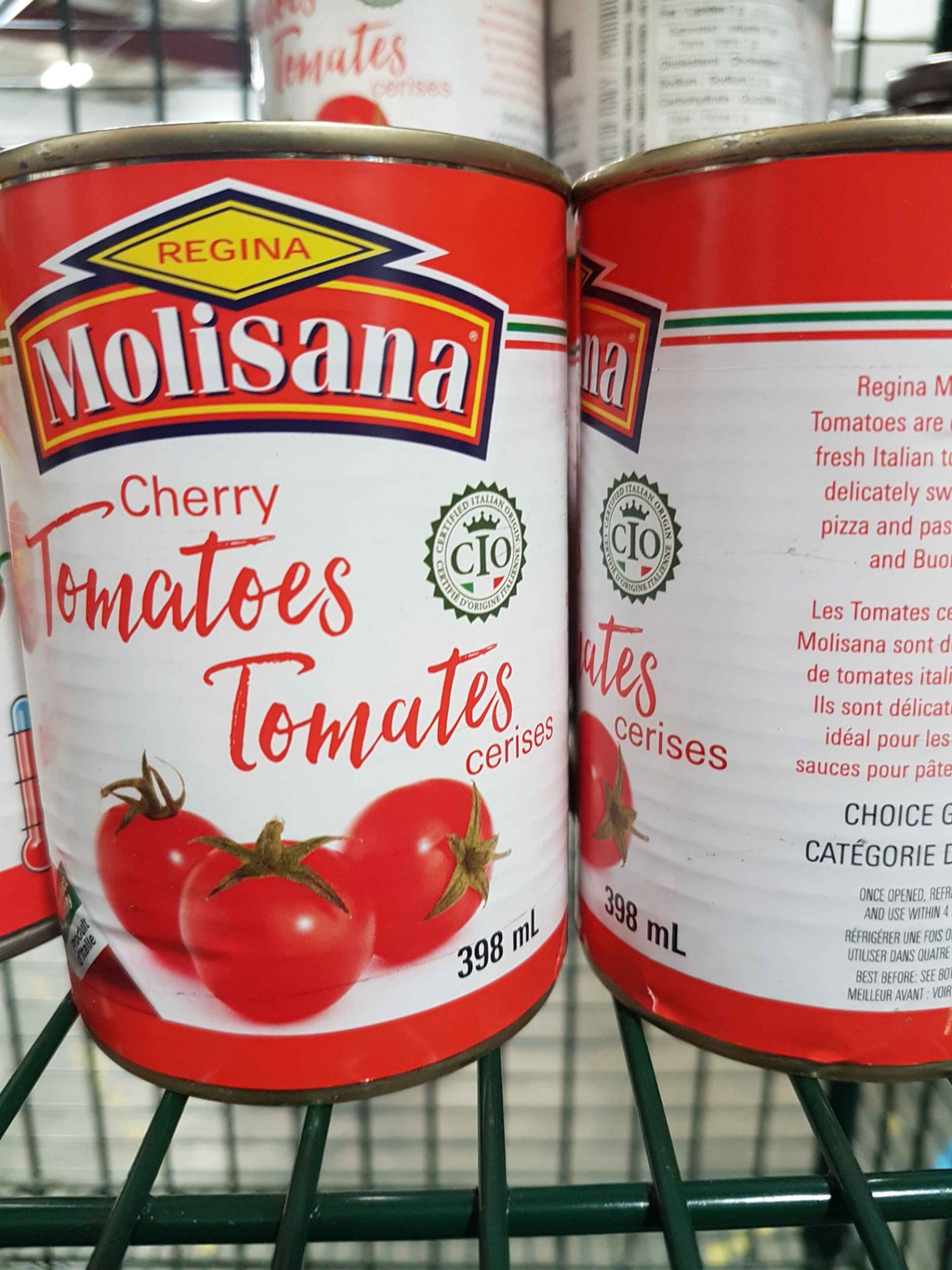 Molisana Cherry Tomatoes - 24 x 398Ml Cans