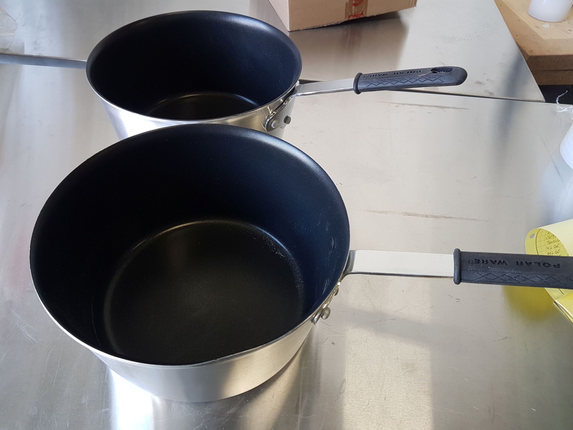 5.5 QT Coated Sauce Pot - Lot of 2