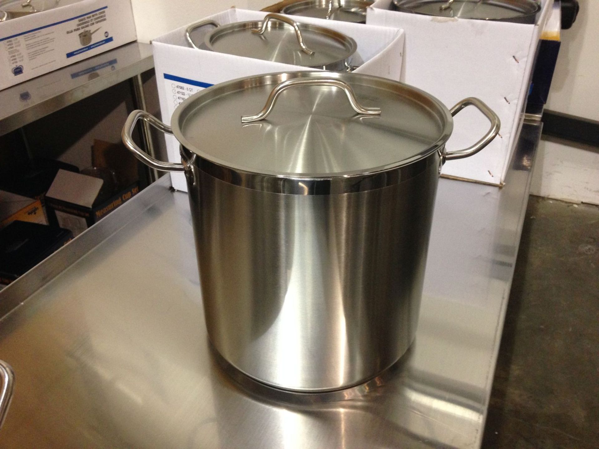 20qt Heavy Duty Stainless Stock Pot induction capable