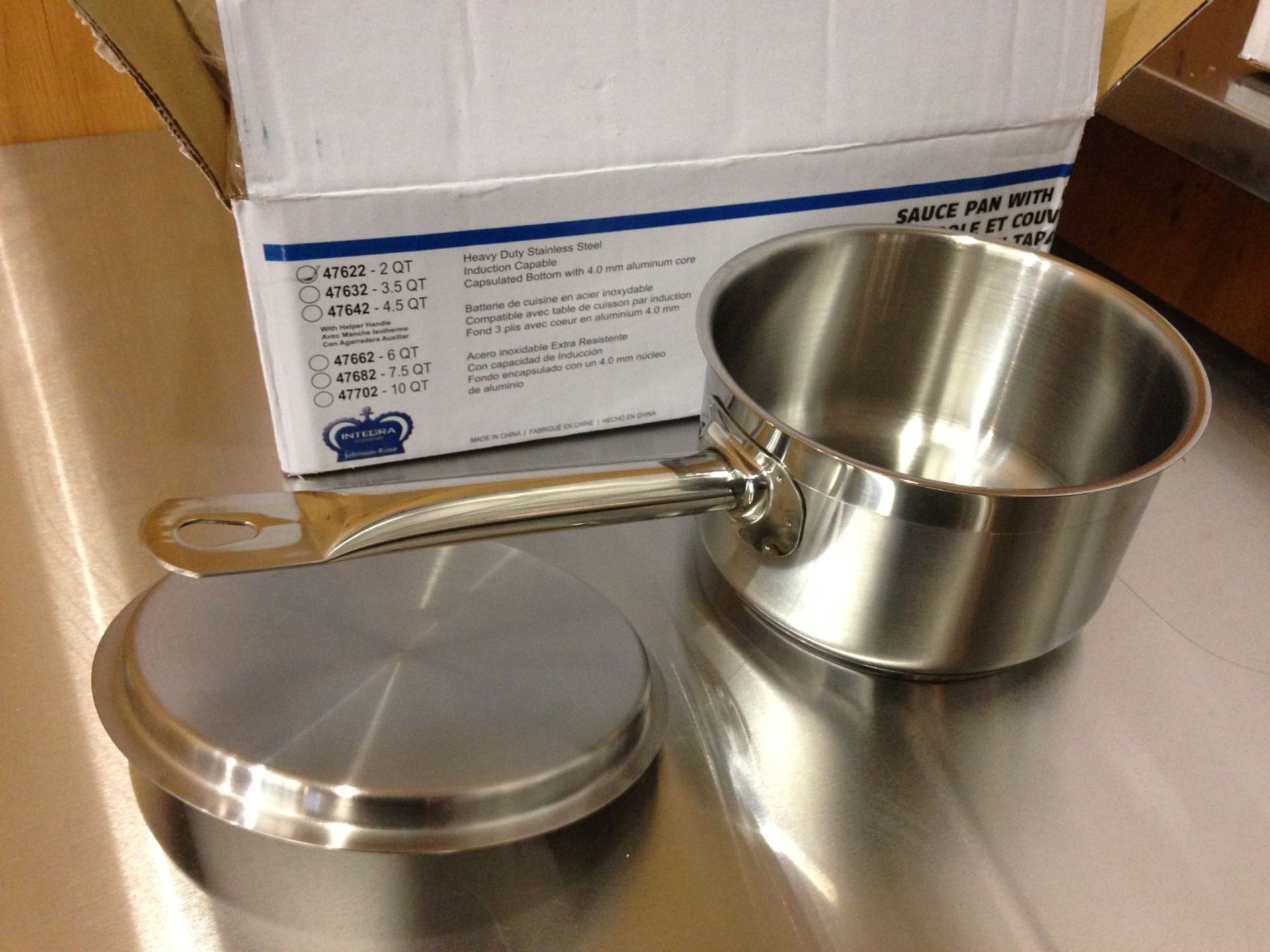 2qt Heavy Duty Sauce Pan Induction Capable - Image 2 of 3