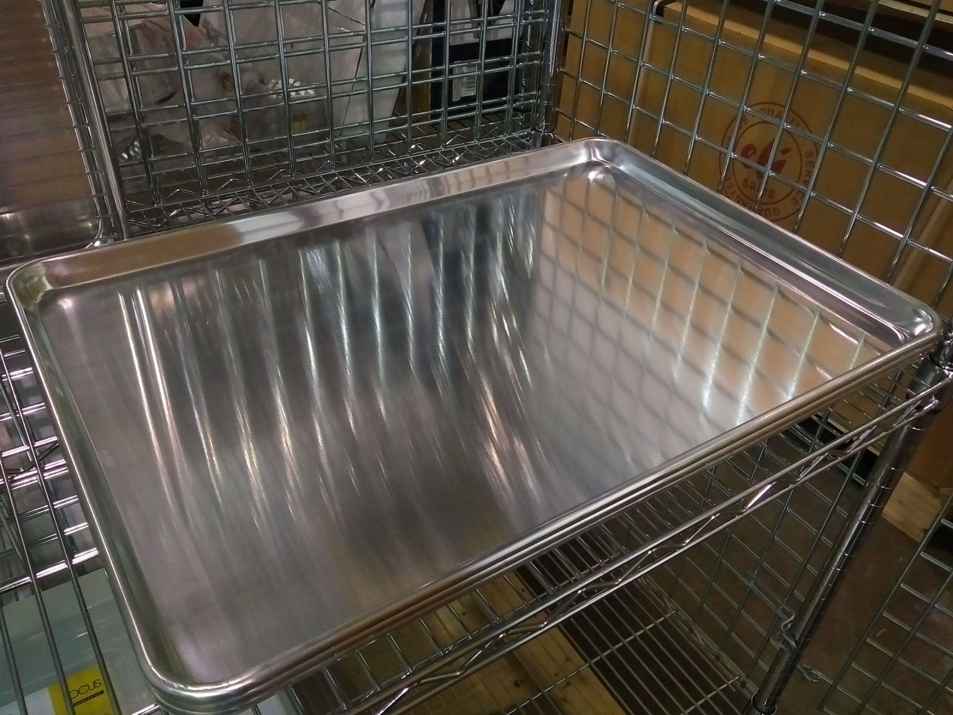 18" x 26" Full Size Aluminum Bun Pans - Lot of 3