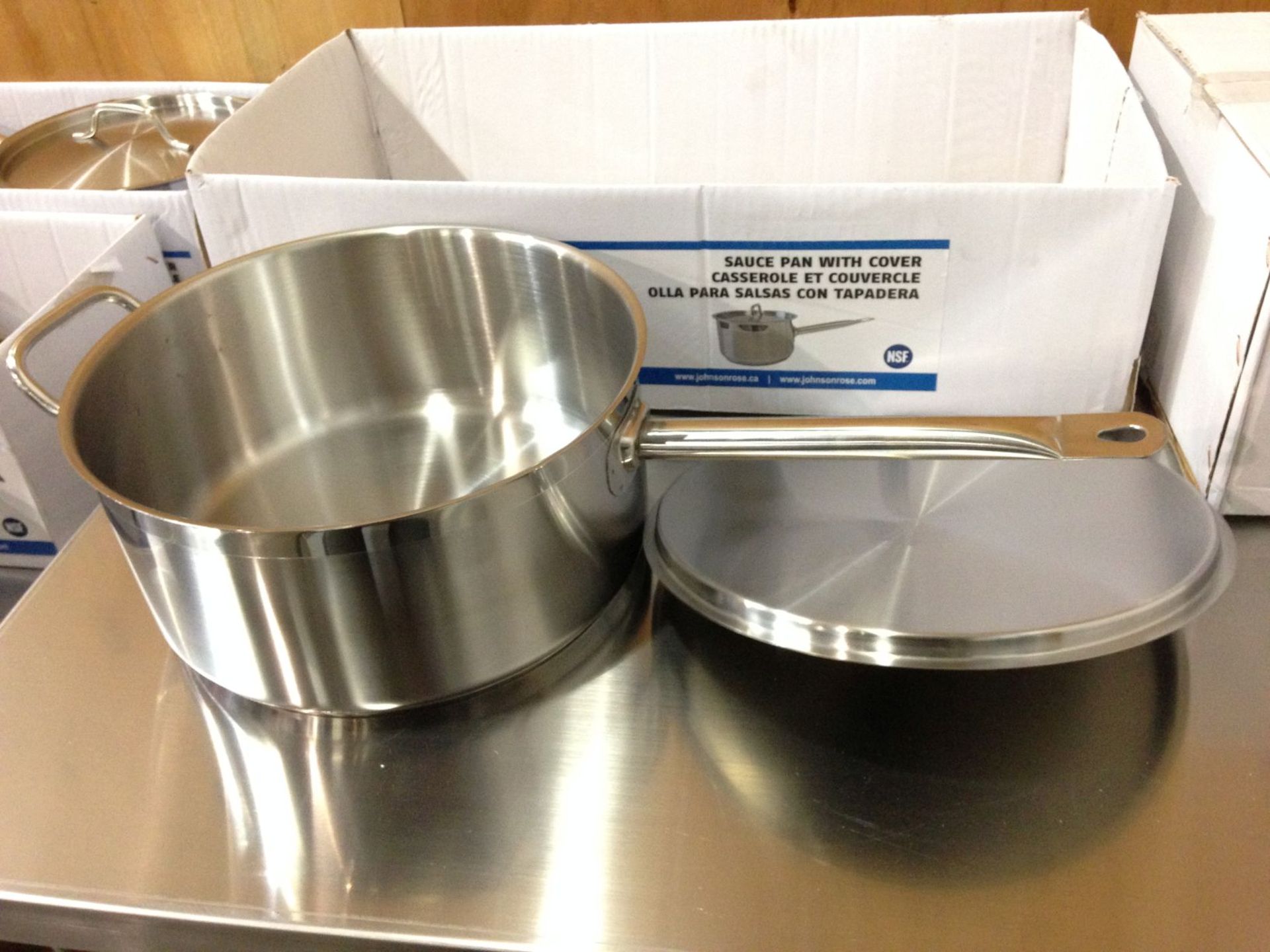 7.5qt Heavy Duty Sauce Pan Induction Capable - Image 2 of 4