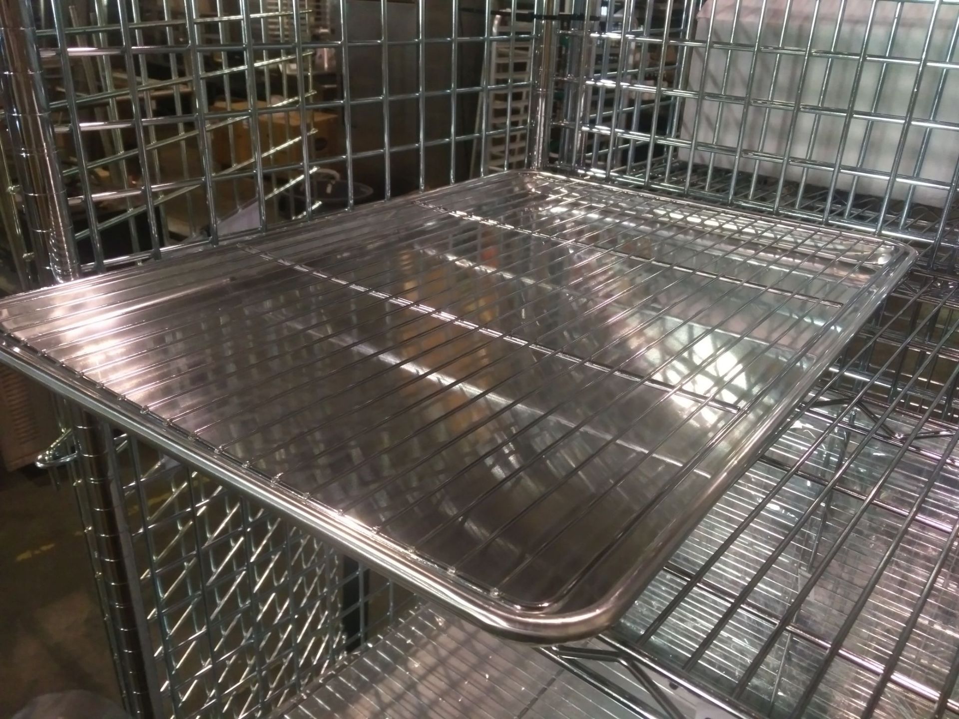 Full Size Aluminum Bun Pan with Stainless Rack