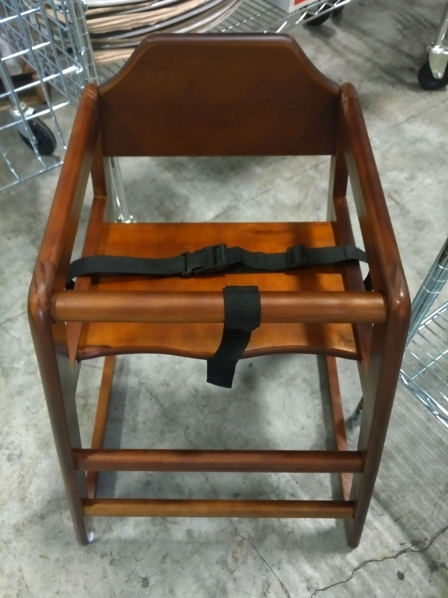 Walnut High Chair - Johnson Rose 4506 - Image 2 of 2