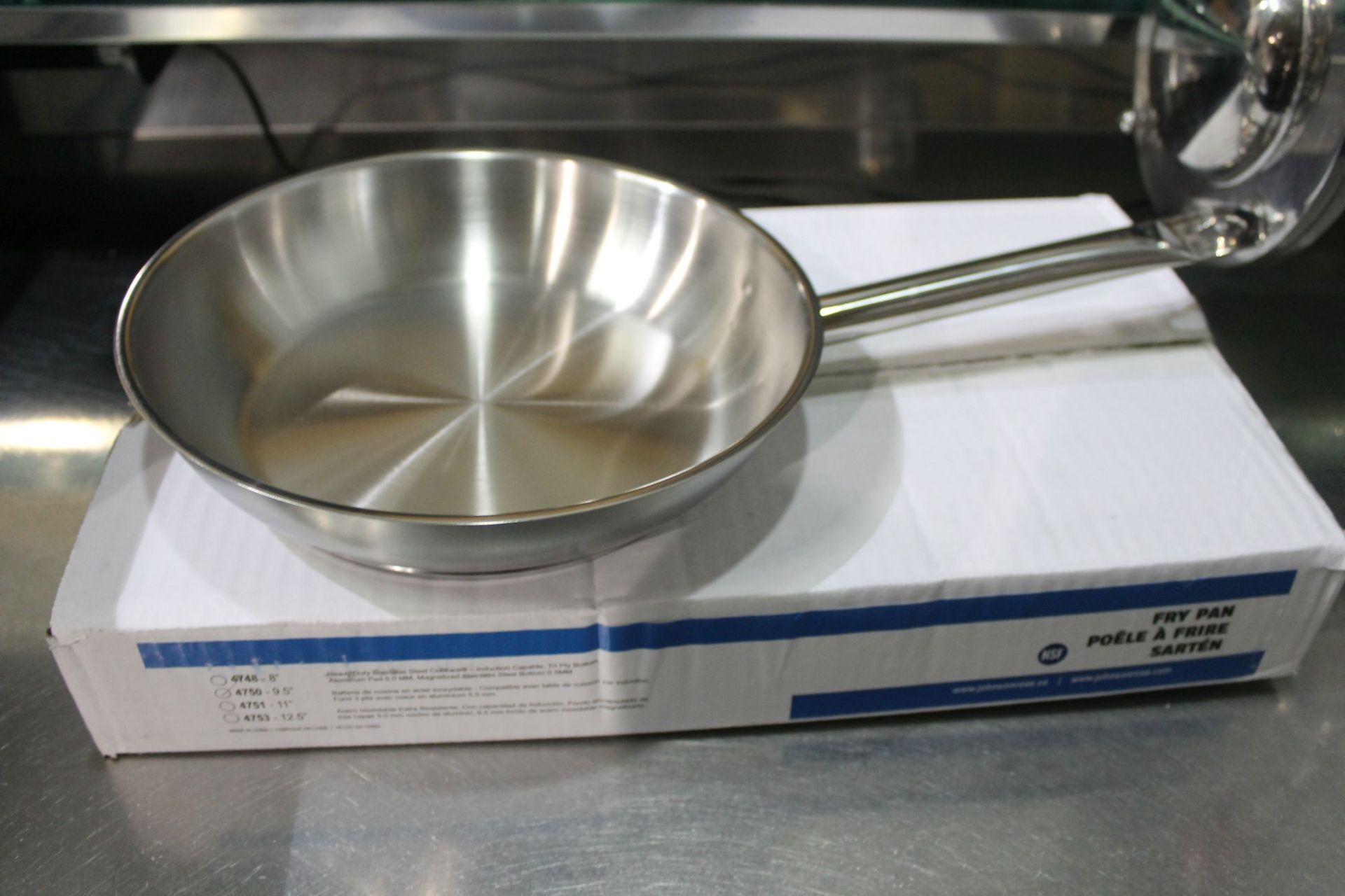 9.5" Stainless Steel Induction Fry Pan