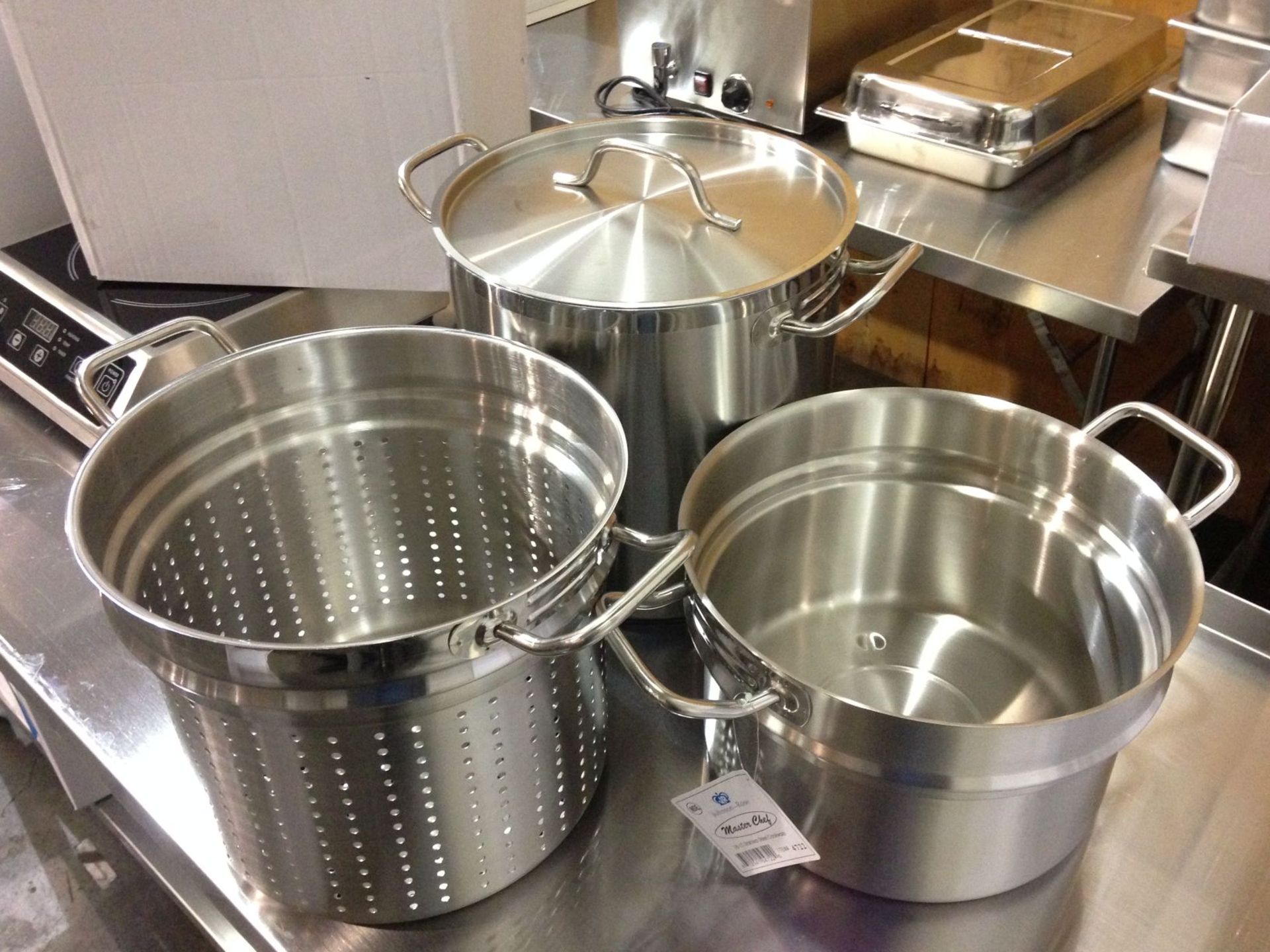 20qt Stock Pot with Steamer and Double Boiler
