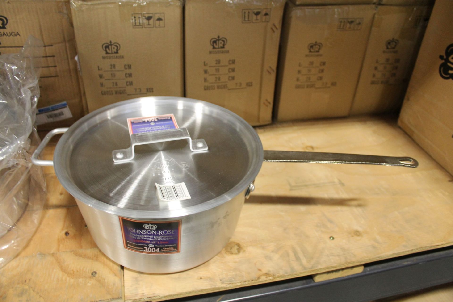 7qt Aluminum Tapered Sauce Pan with Lid - Image 3 of 3